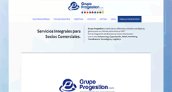 Desktop Screenshot of grupoprogestion.com